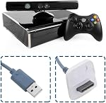 2Pcs USB Charging Cable Lead Adapter Charger 1.5 M USB Battery Charging Cable Charger Compatible with Xbox 360 Wireless Gamepad Controller
