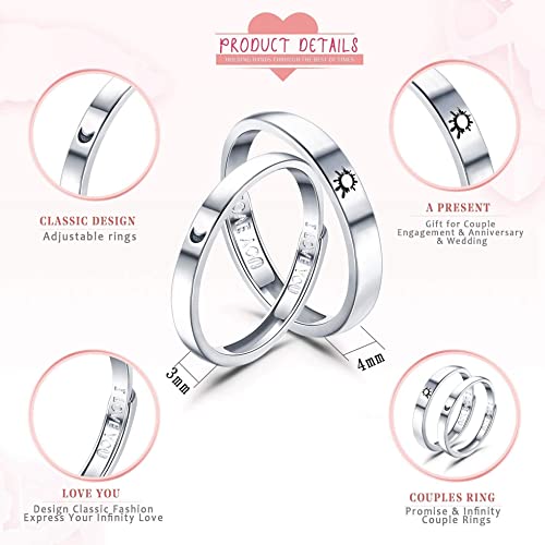 Pulseras y Anillos de Pareja Ajustables 41ulCN+6O L. SL1000