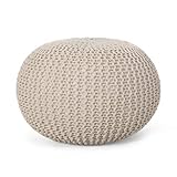 Christopher Knight Home 313877 Pouf, Beige
