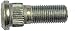 Dorman 610-034.1: 1/2-20 Serrated Wheel Stud - .622 In. Knurl, 1-17/32 In. Length