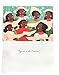 All Day Gifts 36 African American Christmas Cards - Deluxe Premium Holiday Greeting Cards with Sentimental Messages Inside - Glitter & Foil Finish - 5x7 Inches with Envelopes - 4 Festive Designs