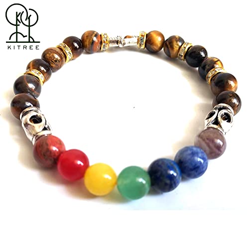 Image of HEALING AND SEMI-PRECIOUS CRYSTAL STONE BRACELET 8 MM ROUND FOR FENSHUI