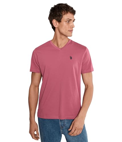 Image of U.S. Polo Assn. Men's Solid V‑Neck T-Shirt