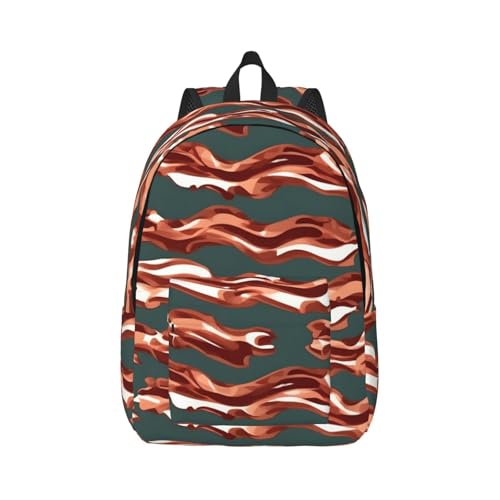 Sac à dos randonnée imprimé bacon pour vos weekends en pleine nature