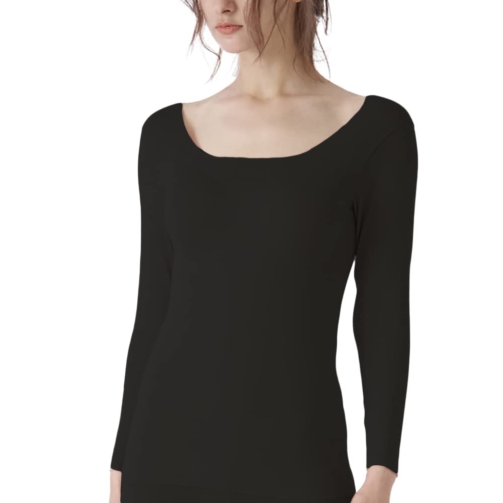 GUNZE(グンゼ) 8分袖インナー パッド付きキレイラボ Fitte オーガニックコットン混 綿混 完全無縫製 KB2059Nレディース