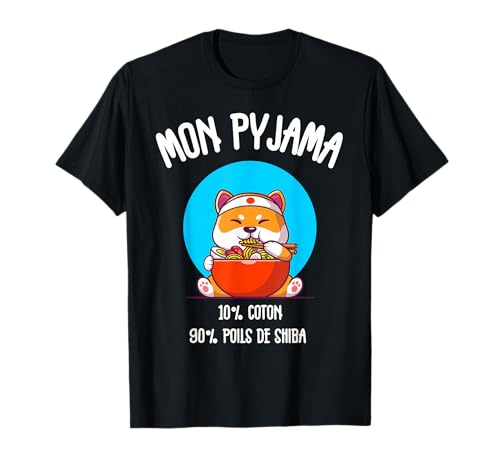 Shiba Cadeau Humour Pyjama Chien Shiba Inu T-Shirt