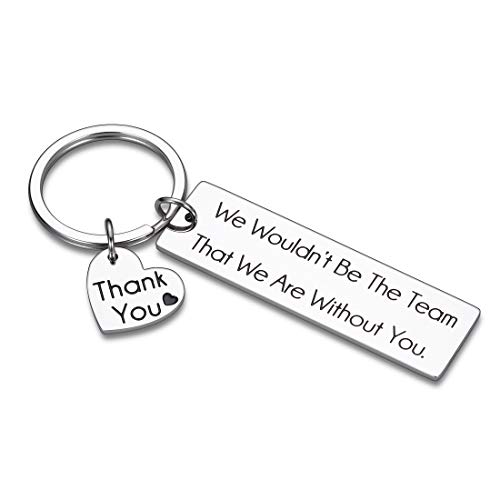 Coworker Going Away Thank You Gift Keychain for Women Men Office Team Members Boss Coach Mentor Supervisor Birthday Christmas Farewell Leaving Gifts Retirement Goodbye Gifts Her Him Key Chain Jewelry