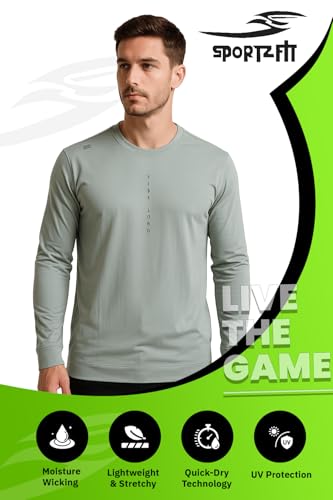 Image of Men's Crew Neck T-Shirt | Premium Polyester Fabric | Breathable, Lightweight, Stylish Activewear for Gym, Training & Casual Wear
