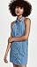 Free People Sami Denim Mini Dress Bali Blue MD (Women's 8-10)