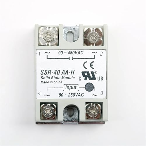 Relais à semi-conducteurs SSR-80AA-H haute performance thermique 80A