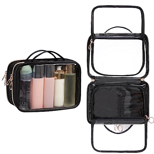 OCHEAL Makeup Bag, Double Layer Cosmetic Bag,
