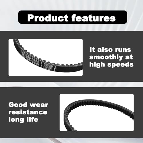 image for NOTISH 30 Series Go Kart Drive Belt KT196 Drive Belt Replacement for M