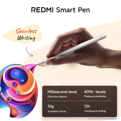 Image of Redmi Pad 2 Wi-Fi + Cellular, Active Pen Support, 27.94cm(11 inch) Model, 2.5K Sharp & Clear Display, 4GB, 128GB, All Day & More 9000mAh Battery, AI-Enabled, Dolby Atmos, HyperOS 2, Graphite Grey