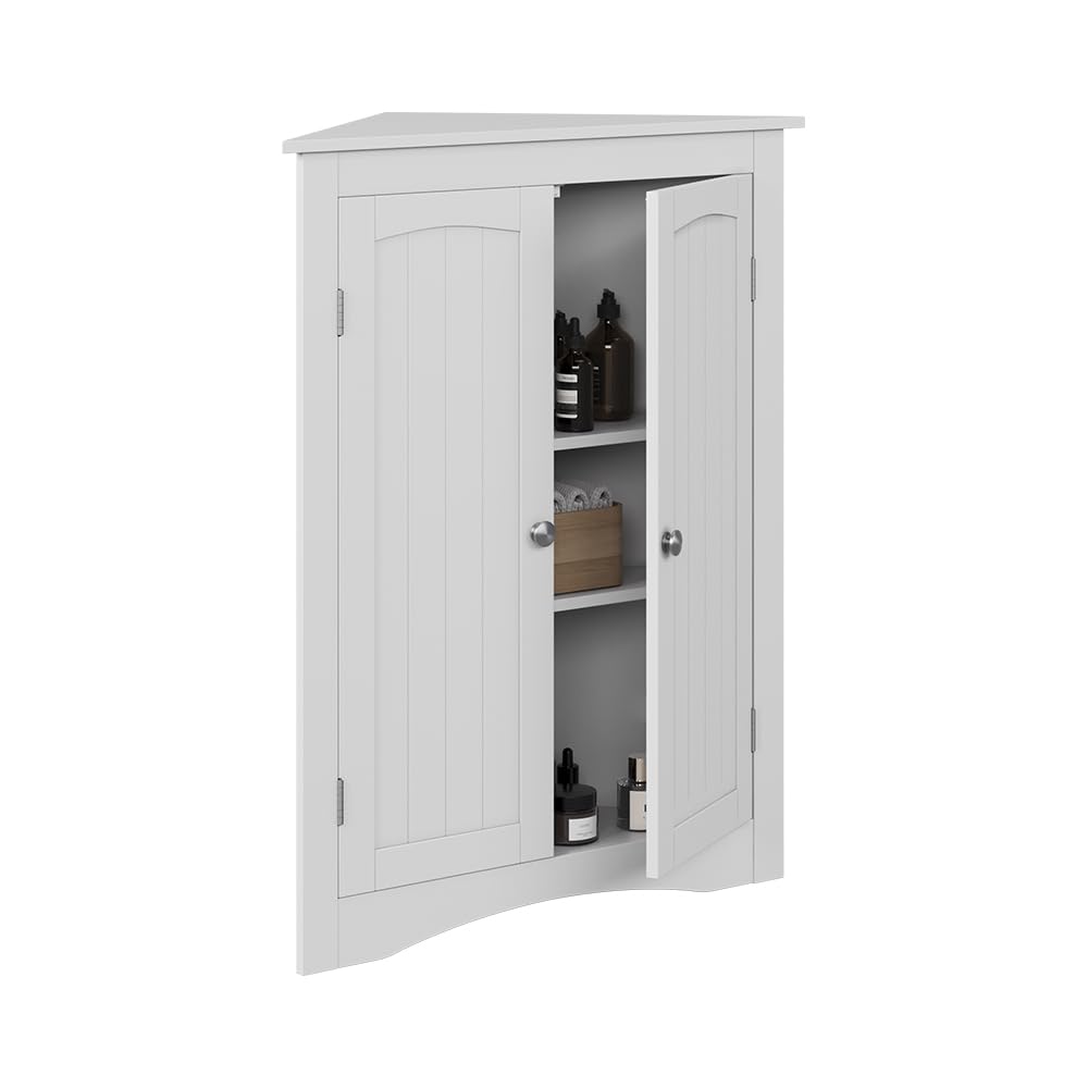 Vicco Eckschrank Bianco, Weiß, 56 x 80 cm