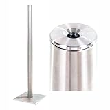 für eine saubere Umgebung BawiTec Design Aschenbecher Premium Edelstahl