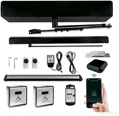 Olideauto Ada Commercial Auto Door Closer,WiFi TUYA APP Alexa Remote ...