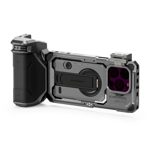 Kit portable Tilta Khronos pour iPhone 16 Pro idéal pour vlogs de voyage en extérieur