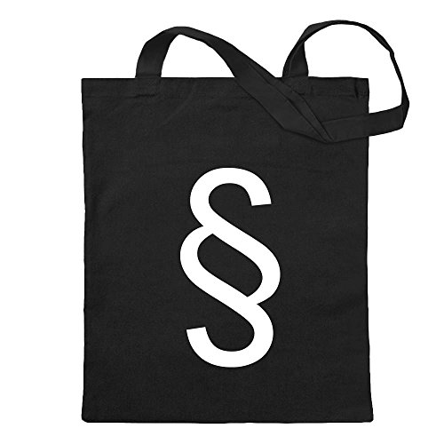 Paragraf Zeichen Tragetasche mit langem Henkel