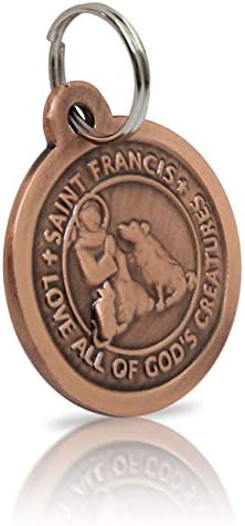 Royal Matter St. Francis of Assisi Dog Collar Charm-Bless and Protect My Pet (1 Pack)