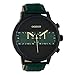 Produktbild Oozoo Herrenuhr im Racing Look mit Lederband 50 MM Schwarz/Grün C10517