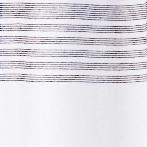 Miniatura 7 de French Connection Cortinas de ducha blancas y azul marino, juego de 13 piezas con 12 ganchos de metal inoxidables, calidad de hotel y lavable a