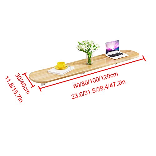 Yyhj Folding Table Wall-Mounted Table, Multi-Function Floating Drop-Leaf Dining Desk, Heavy Duty Workbench Computer Desk For Study, Kitchen, Dinner, Laundry, Bar Etc #TOP4