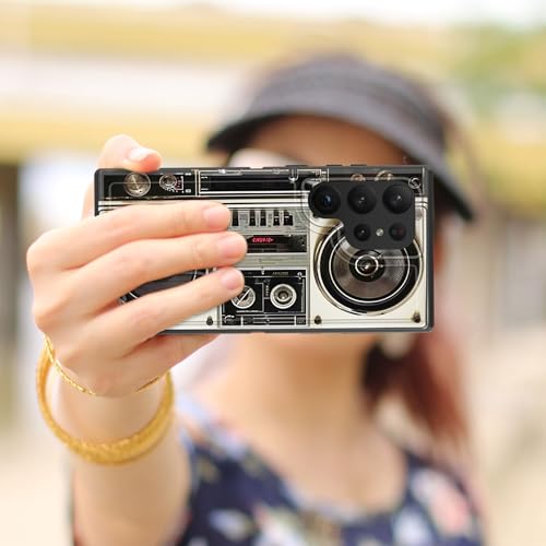 BFUKVOU for Galaxy S25 Ultra Case with Built in Kickstand,Shockproof/Dustproof/Drop Proof 3-Layer Military Grade Protective Cover for Samsung Galaxy S25 Ultra 6.9" 2025,Vintage 80s Boombox by BFUKVOU - Used condition - Image 7
