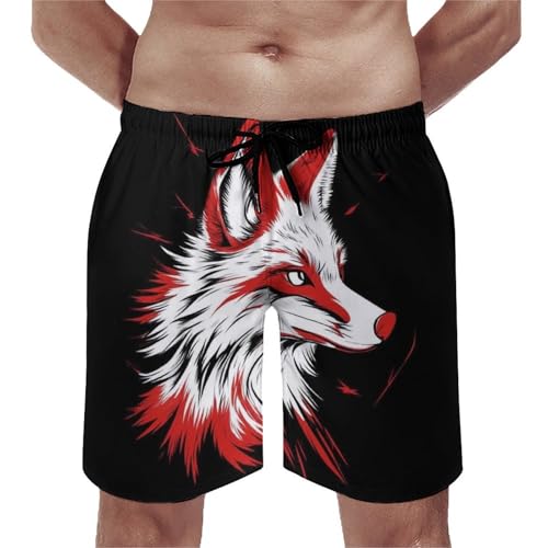 Men's Swimming Trunks with Pocket, Quick Dry Drawstring Swimwear Beach Shorts Mesh Lining Beach Shorts3