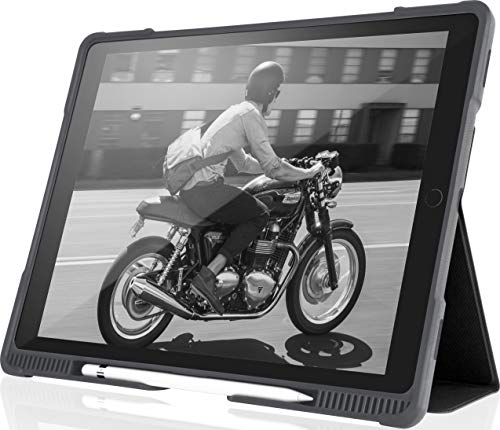 STM Dux Plus, rugged case for Apple iPad Pro 12.9/1st Gen 2017 - Black (stm-222-165JV-01)