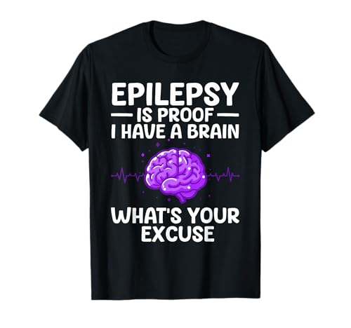 Epilepsy For Men Women Kids Epileptic Epilepsy Awareness T-Shirt