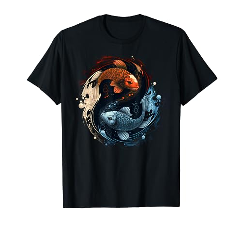 Koi Fish Yin Yang T-Shirt