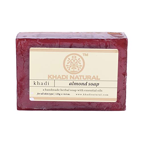 Image of KHADI NATURAL Ayurvedic Almond Soap, 125 g