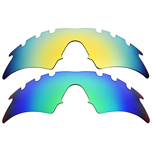 Lentes de repuesto para Oakleys M Frame Sweep en oro de 24 quilates y verde talla única