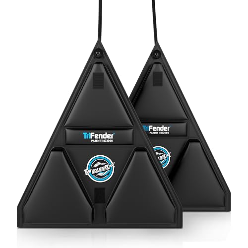WAVESRX PWC Fender Bumper for Safe Jet Ski Docking | Foldable Easy-to-Store Marine Bumpers Offer Ultimate Protection from Dock Rash and Scratches | Adjustable Length Bungee Cord + Hook & Safety Latch