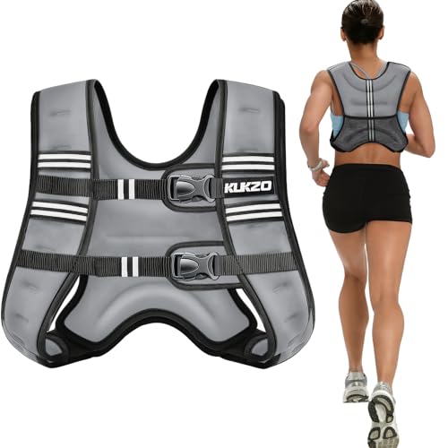 Image of Weighted Vest Woman 6 /8 /12 /16 /20 /25 /30lb Weight Vest for Women Men Body Weight Vests for Walking Strength Training Running Workout Jogging Fitness