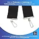PFIFF 103117 Longier und Trainingssystem Elastic, Trainingsband für Muskelaufbau, Förderung der Balance, speziell dehnbares Material, Schwarz, Full