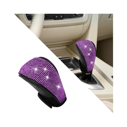ANFTDCO Purple Bling Gear Shift Knob Cover
