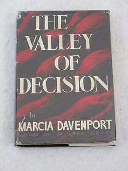 Hardcover Marcia Davenport THE VALLEY OF DECISION Charles Scribner's 1946 Book