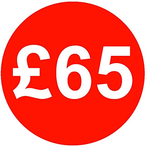30mm Price Stickers Pack of 500 - Red - £65 — image 1