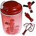TUPPERWARE Chef Multi-Chef D169 zum Zerkleinern & Aufschlagen Speedy Girl rot 26757