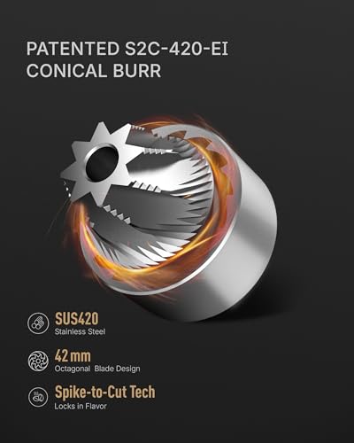 Opiniones de Molinillos de café eléctricos con conos - solo los mejores. 20 Imagen adicional