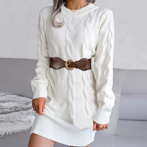 JASGOOD Women Elastic Wide Waist Belt with Gold Buckle Fashion Stretch Belt for Ladies Dresses 5