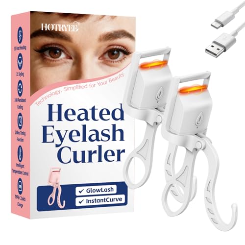 Heated Eyelash Curler with Fast Heating and Temp Control