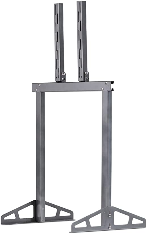 Floor TV Stand | Single Screen Monitor Mount | Supports Screens from 15 to 65 inches | Curved Screens up to 48 inches | Suitable for TVs & PC Monitors | Adjustable Height & Distance