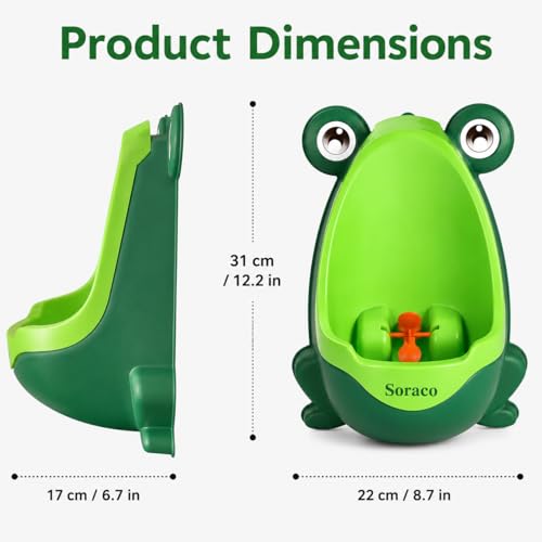 Pee trainer pour garçons Soraco avec cible de salle de bain rotative - 2
