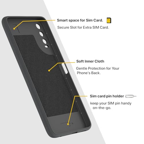 Image of Outlouders Bumper Case for Vivo Y12s / Y20 / Y20i / Y20G | Full Camera Protection | TPU Soft Flexible Shockproof Back Cover (Grey)
