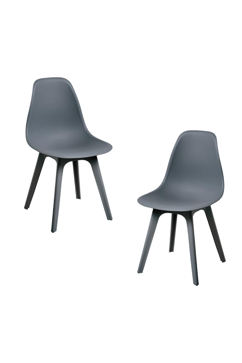 Regalos Miguel - Packs Sillas Comedor - Pack 2 Sillas Kelen Suprym - Gris Oscuro