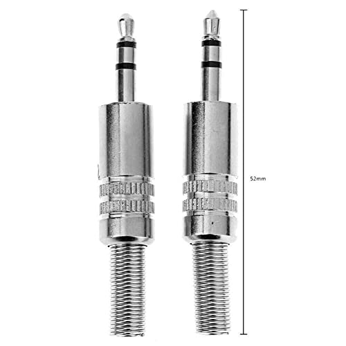 40 PCS 3.5mm 1/8" Stereo Male Audio TRS Jack miniatura 3