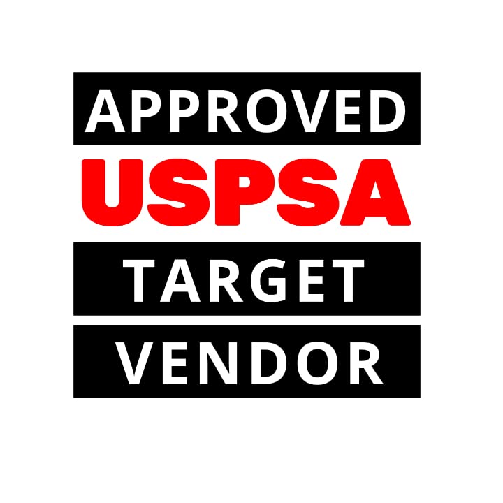 Image of Official USPSA /IPSC Cardboard Targets, Competition Torso, Silhouette Shooting, Cardboard Target. Made in USA