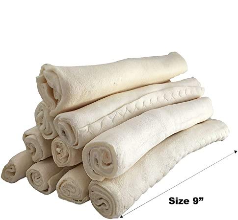 PSK PET MART Retriever roll 9-10 inch (40 Pack) All Natural Rawhide 3